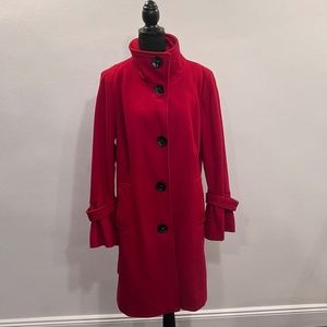 Red Alfani 3/4 Wool/Polyester Coat (used) size 1X
